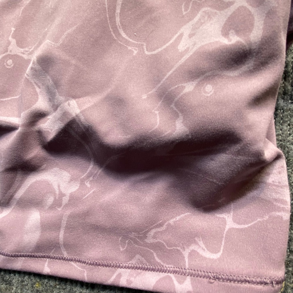 All in Motion Women Mauve Marble Light Support Longline Sports Bra Size L - Picture 2 of 6